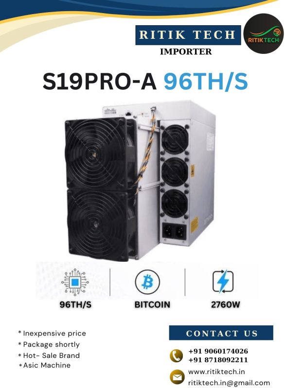 Bitmain Antminer S19 Pro a 96th