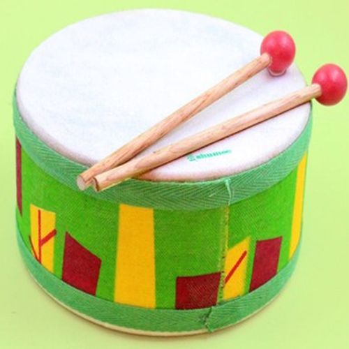 Kids Green Musical Drum Toy