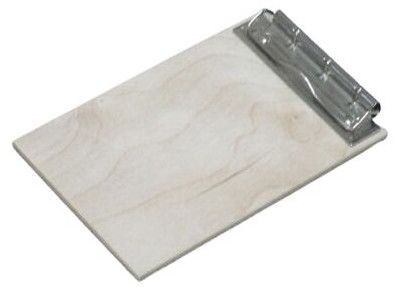 Plain White Exam Wooden Clip Board