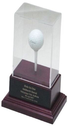 Wooden Golf Trophy