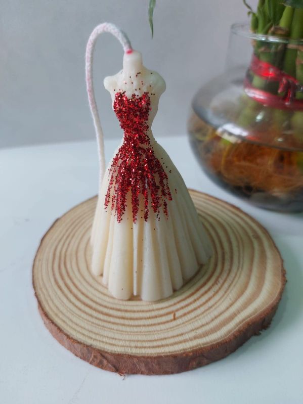 Wedding Dress Decorative Candle