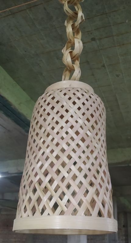 Woven Cylinder Bamboo Hanging Lamp