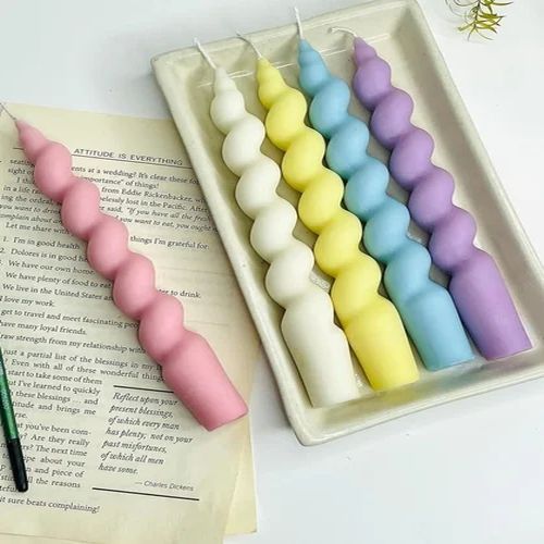 Paraffin Wax Designer Pillar Candle