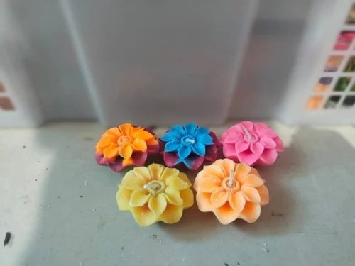Paraffin Wax Flower Candle