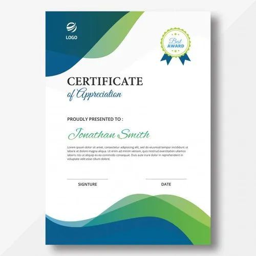 Digital Certificate Printing Services