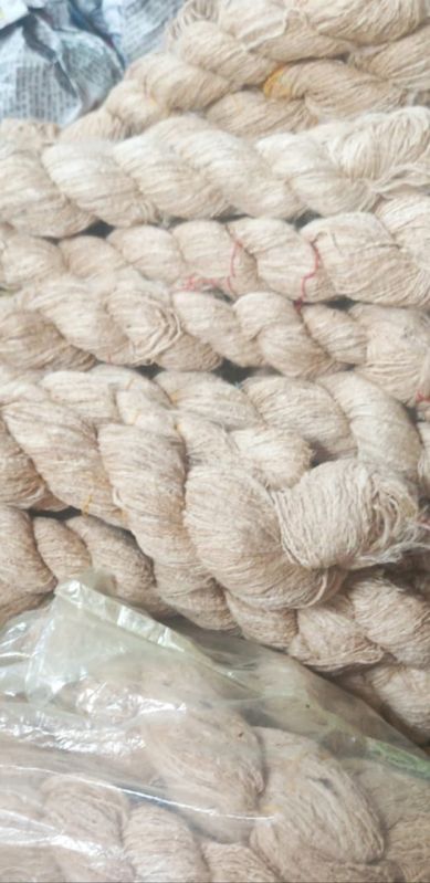 Natural Tussar Ghicha Silk Yarn