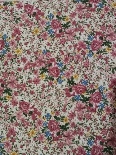 Printed Poly Crepe Fabric