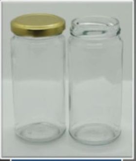 250 ML Bamboo Glass Jar