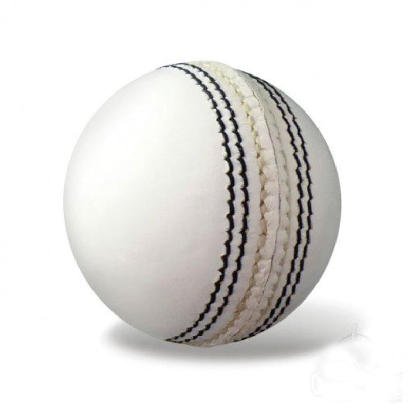 White Cricket Leather Ball