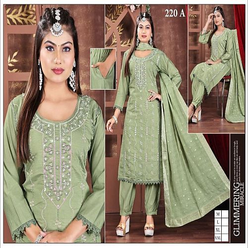Ladies Cotton Kurti Set