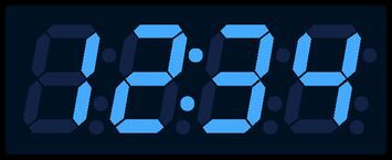 12x16 Inch Digital Clocks