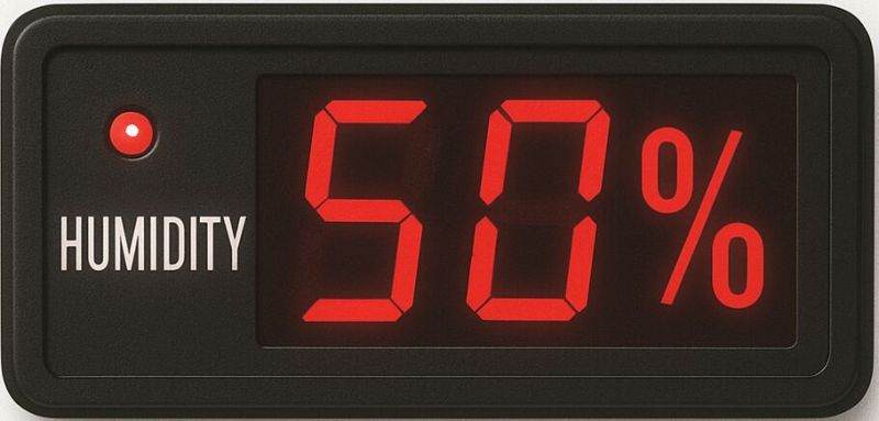 Red Humidity Indicator