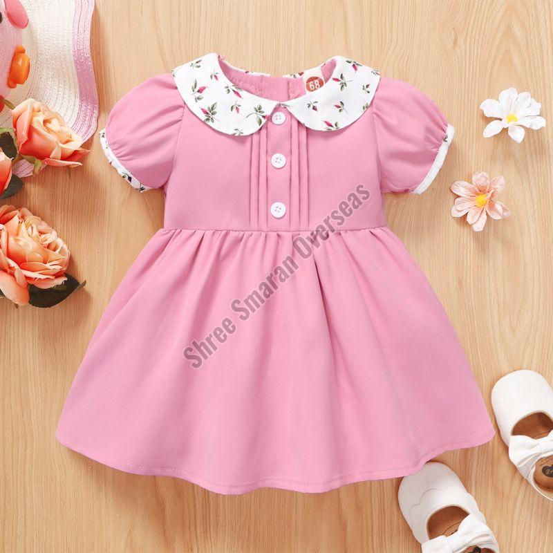 Fancy Pink Girls Frock