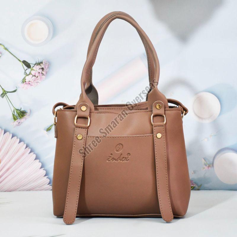 Ladies Brown Leather Shoulder Bag