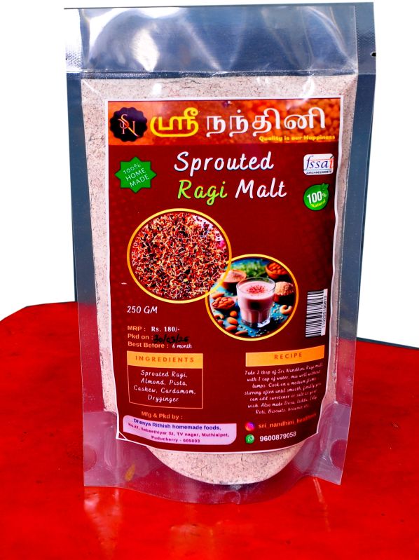 Indian Sprouted Ragi Malt