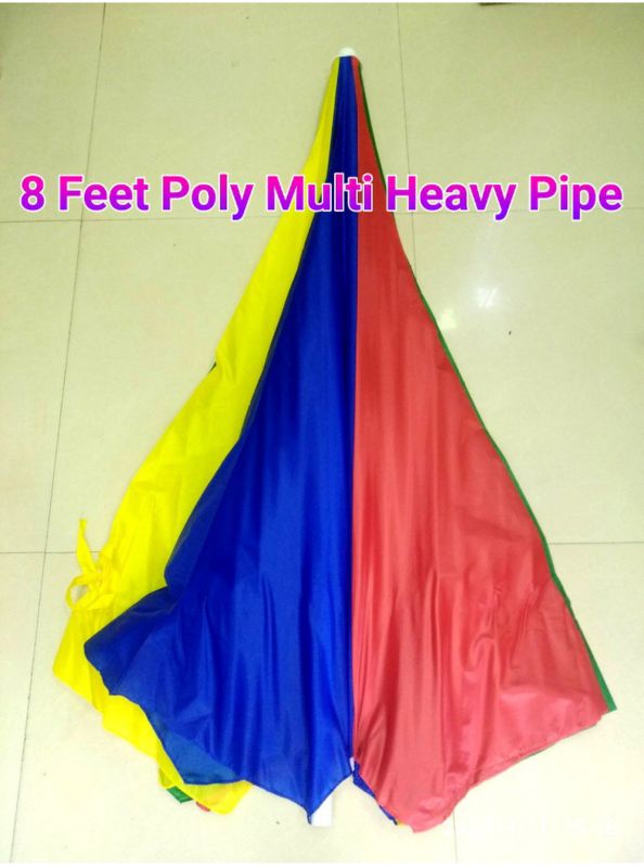 8 Feet Poly Multi Heavy Pipe Beach Umbrella