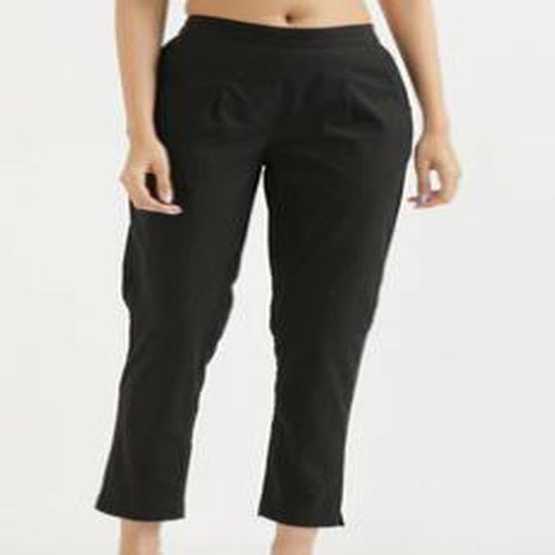 Ladies Black Cotton Pants