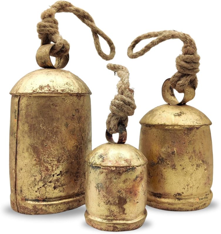 Handicraft Vintage Rustic Metal Harmony Cow Bells