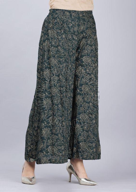 Ladies Printed Rayon Palazzo