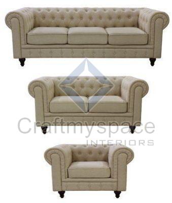 PU Leather Sofa Set