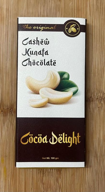 100gm Cashew Kunafa Chocolate Bar