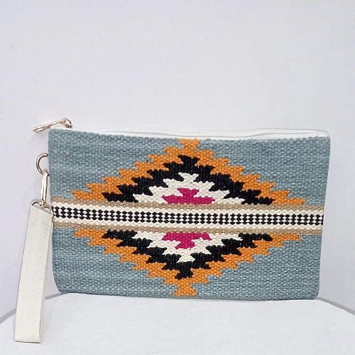 Multicolor Handmade Cotton Clutch Bag