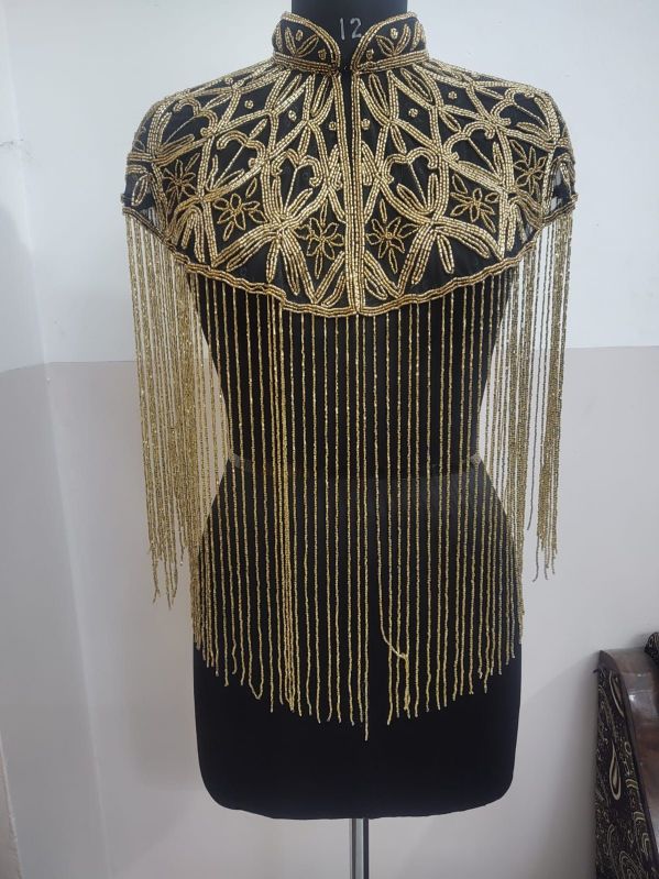Ladies Net Embroidered Poncho