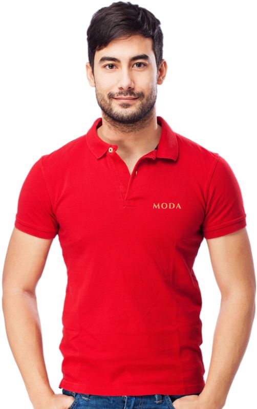 Men’s Red Polo T Shirt