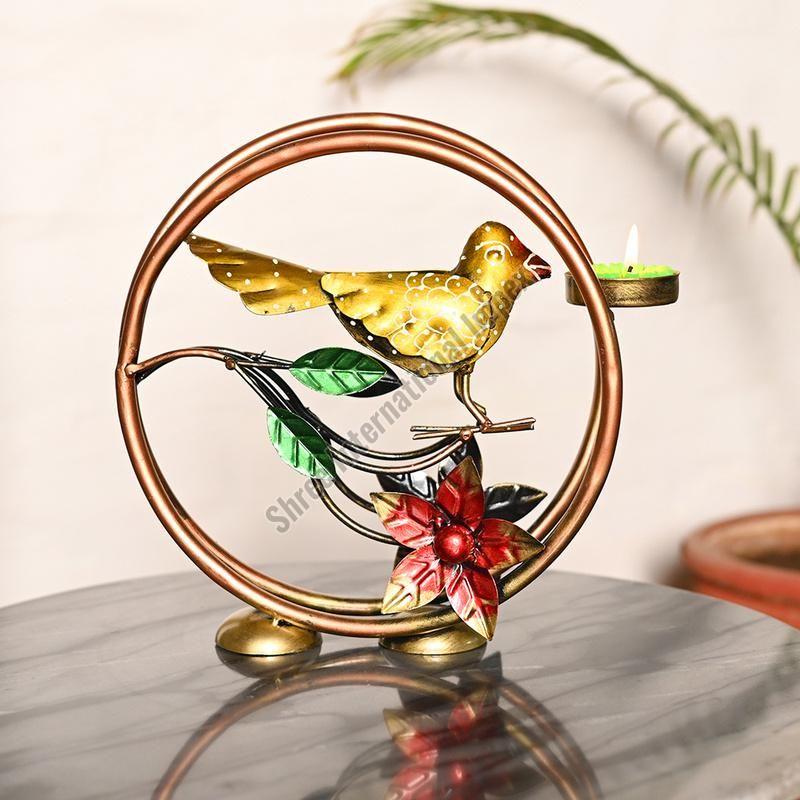 Round Bird T Light Holder