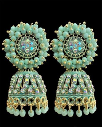 Kundan Moti Earring
