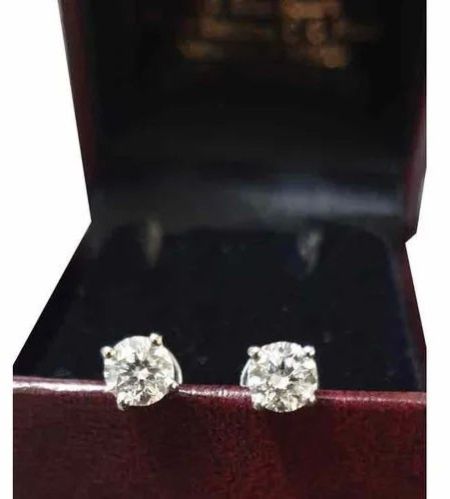 Solitare Diamond Ear Studs