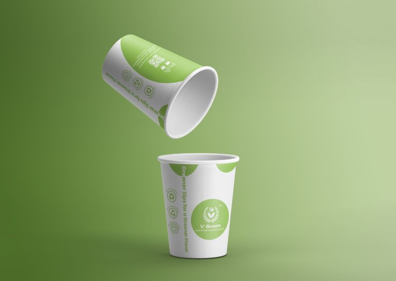 90ml Bio Compostable Paper Cup