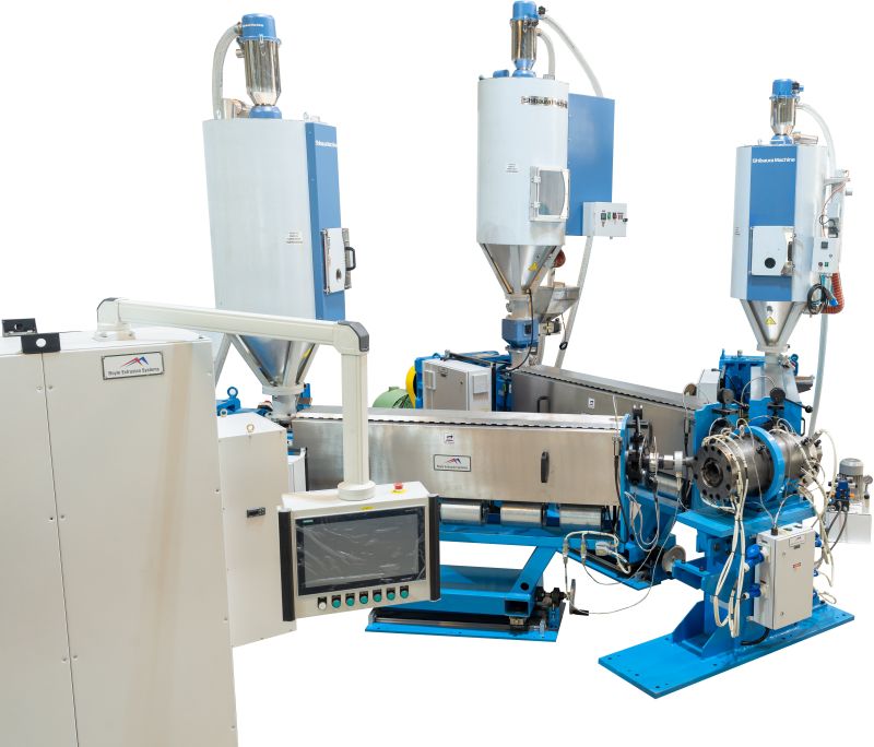 MVCC Triple Layer Extrusion Cross Head Line Machine
