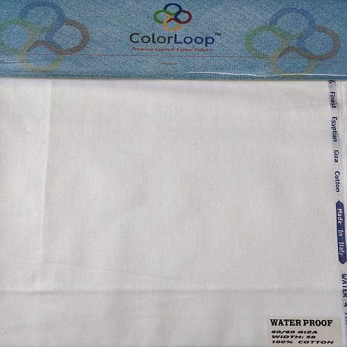 Water Proof White Giza Cotton Fabric