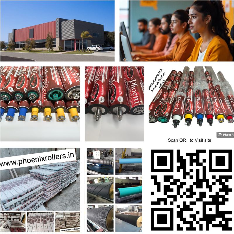 EPDM Rubber Rollers For Industrial Use & Printing Usage