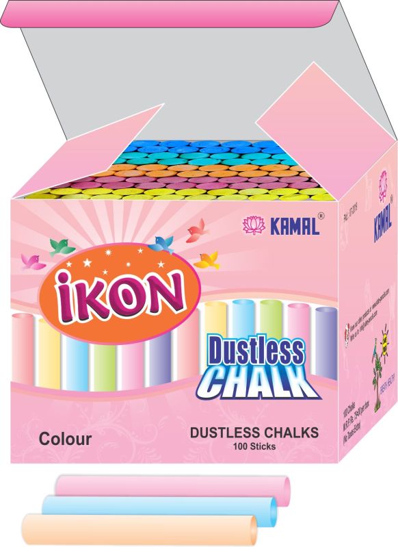 Ikon Multicolor Dustless Chalk