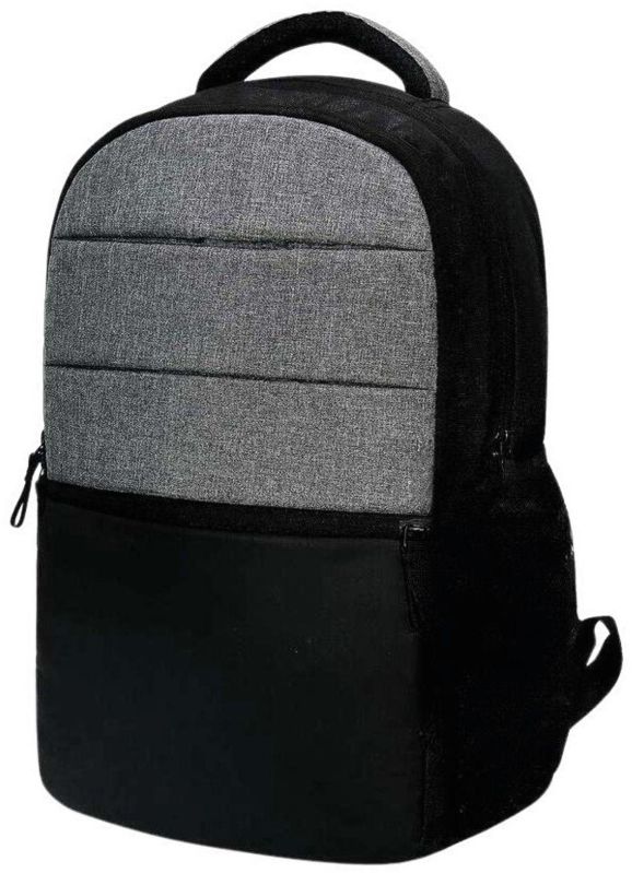 Polyester Black & Grey Crysler Backpack