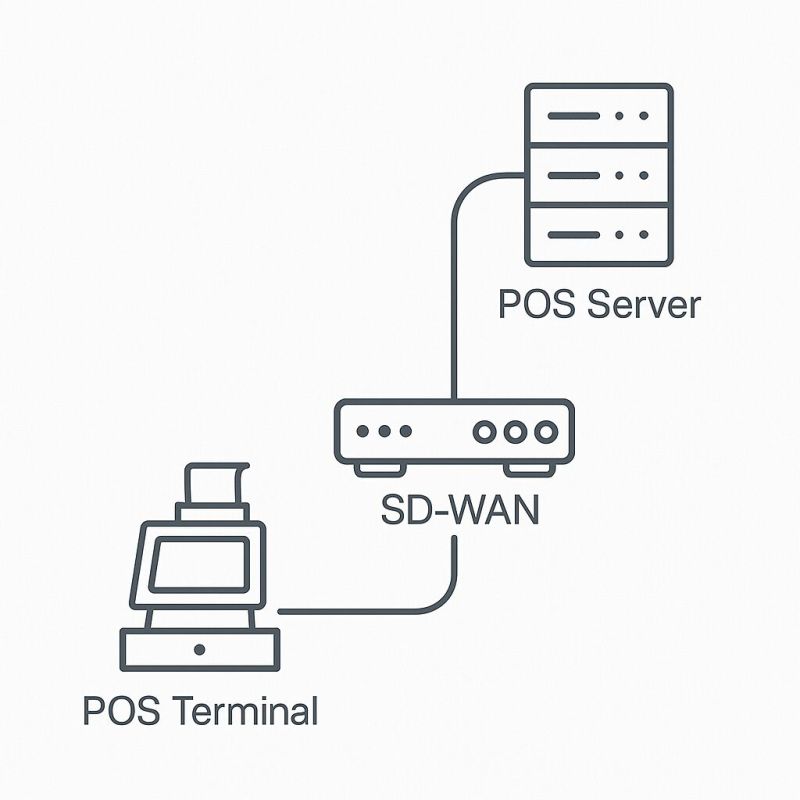 SD-WAN with Point of Sale for retail chains