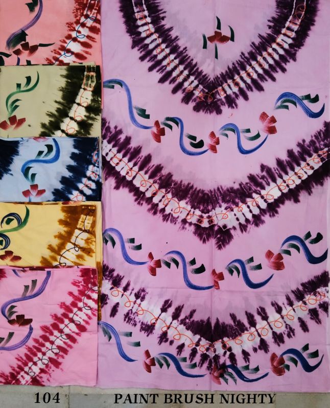 Brush Print Nighty Fabric