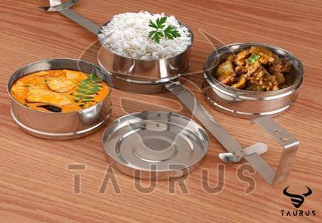 14 X 3inch Bombay Stainless Steel Tiffin