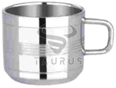 Silver Stainless Steel  Apple Double Wall Cup