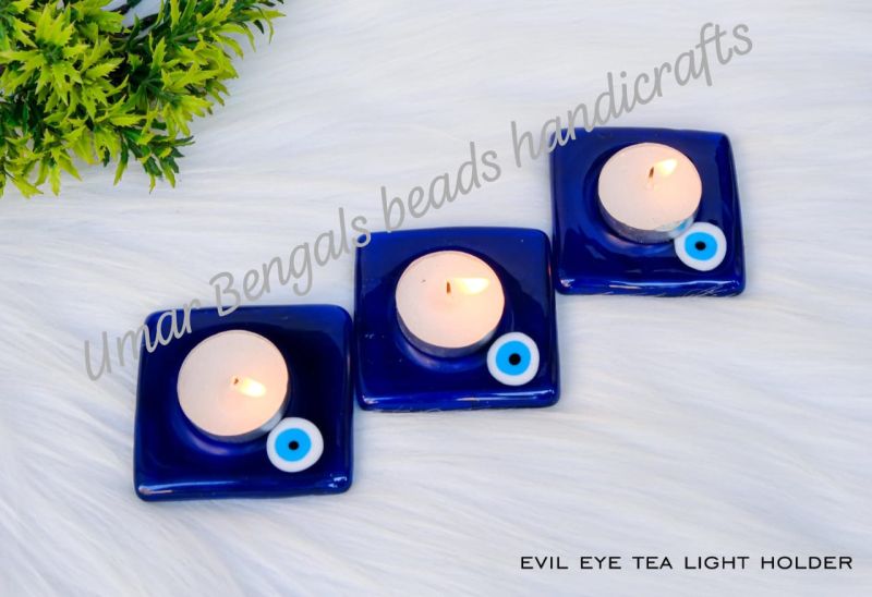 Set of 3 Evil Eye T Light Candle Holder