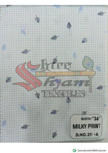 Milky Print Cotton Fabric