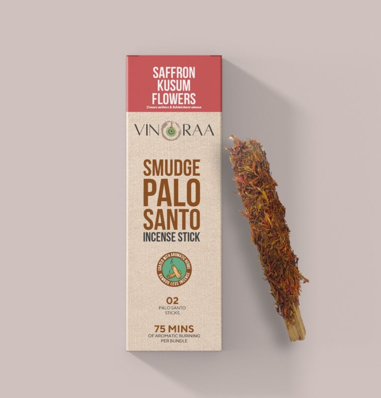 Saffron Palo Santo Smudge Incense Sticks