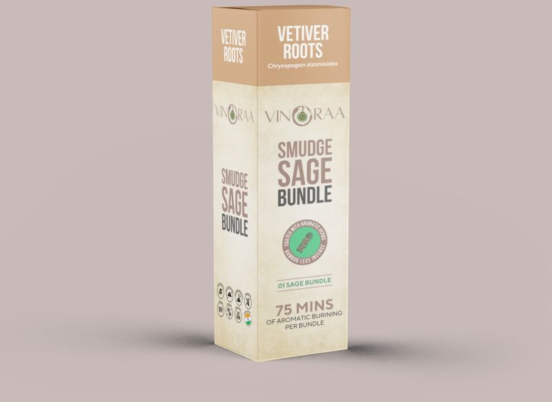 Vetiver Roots Smudge Sage Bundle
