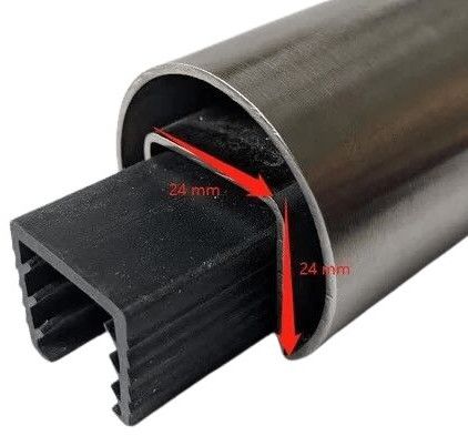 Stainless Steel glass railing Rubber Fitting
