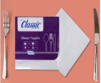 16 GSM Classic Plain Dinner Napkin