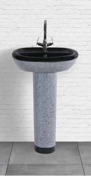 Ceramic Pedestal Free Standing Wash Basin