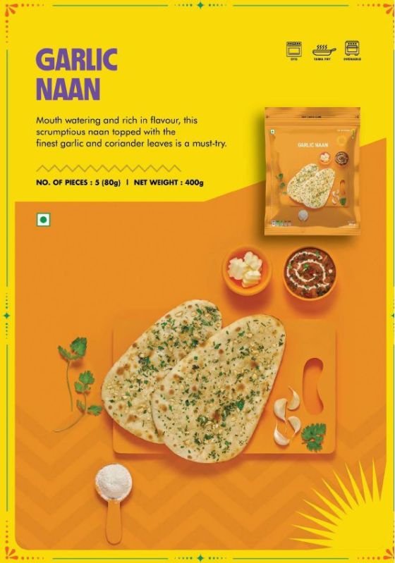 Garlic Naan Ready To Eat Food