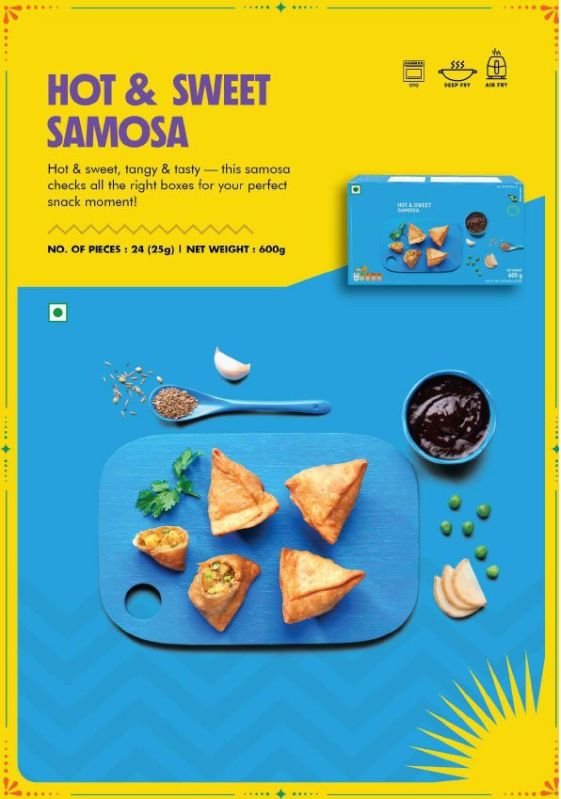 Hot &AMP; Sweet Samosa Ready To Eat Food